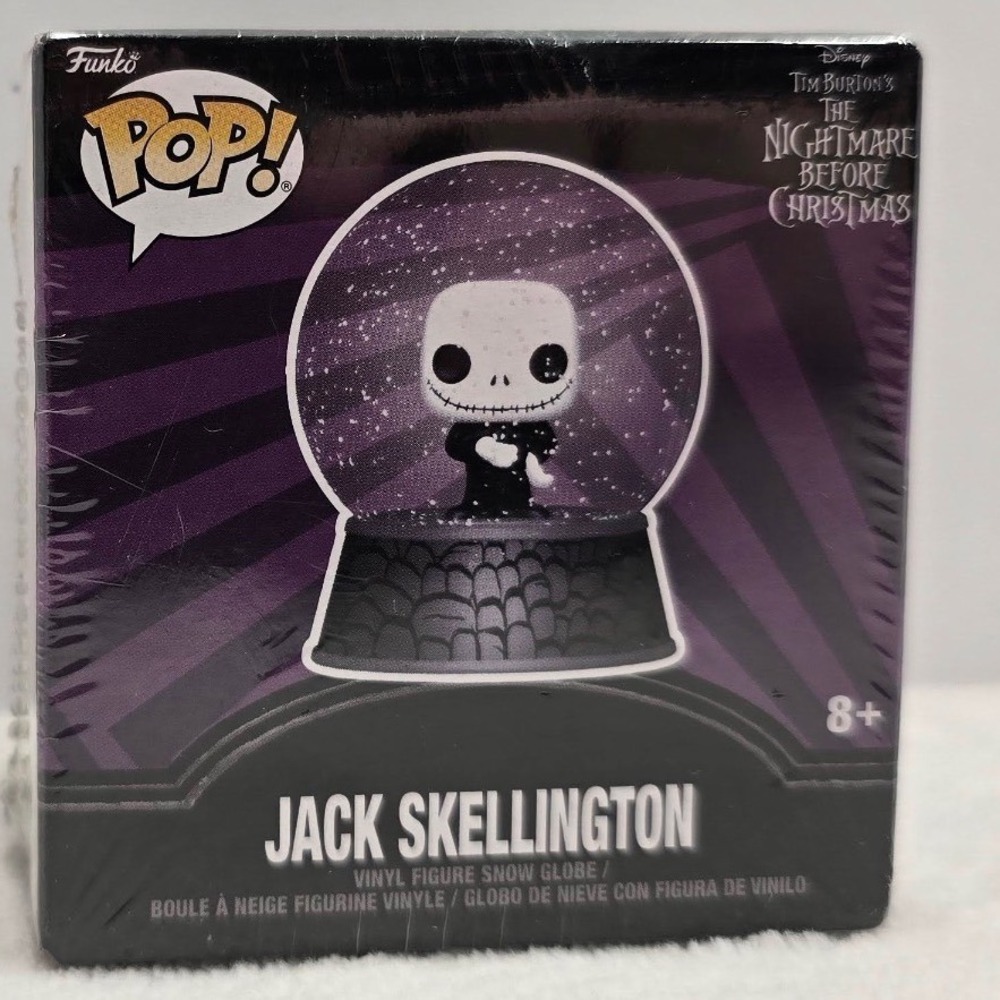 Funko Pop Nightmare Before Christmas Jack Skellington Snow Globe Vinyl New